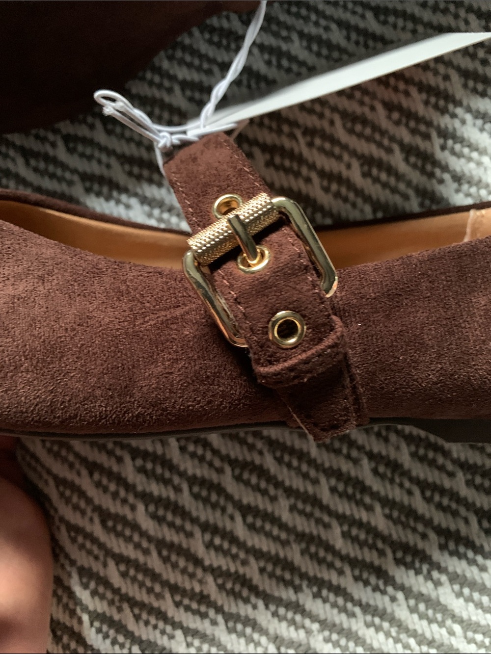 NWB DV dolce vita brown buckled flats - Picture 4 of 9
